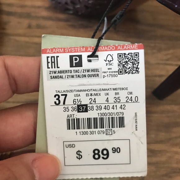 Zara leather sandals - Picture 6 of 8